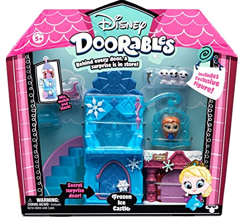 Doorables 35013 Frozen Disney - Juego de 3 figuras coleccionables con ojos de purpurina y muchos accesorios, para niños a partir de 5 años, diseño de Frozen , color/modelo surtido