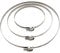 Duct Jubliee Clip Clamp for Flexible Ducting Hose Pipe Ventilation 200mm Pack of 2, 3, 5 and 10 (2)