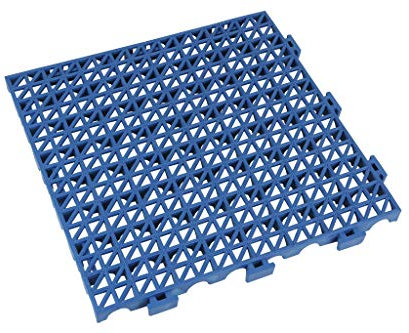 Cofan Loseta Alveolada | Set de 4 Unidades | Color Azul | Material PVC | Medidas 33 x 33 x 2 cm | De fácil montaje y anclaje perfecto