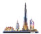 CubicFun 3D Puzzle Led Dubai kreativ Spaß, für die ganze Familie, Kinder, 10+