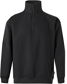 Velilla 105702 0 – Nero XL – Felpa con mezza cerniera, unisex, colore: nero, taglia XL