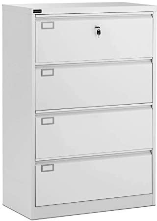 Fromm & Starck Star_MCAB_10 Hängeregisterschrank 132 cm 4 Schubladen Stahl 0,6 mm Mehrzweckschrank Aktenschrank Büroschrank Werkzeugschrank