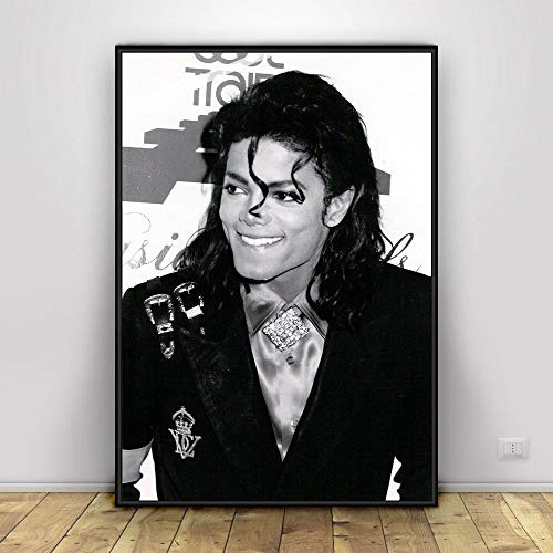 LCSLDW Leinwanddruck Michael Jackson Art Seidenplakat Home Decor Verwendet In Schlafzimmer Wohnzimmer Küche Usw. Home Decoration, 70X100Cm No Frame