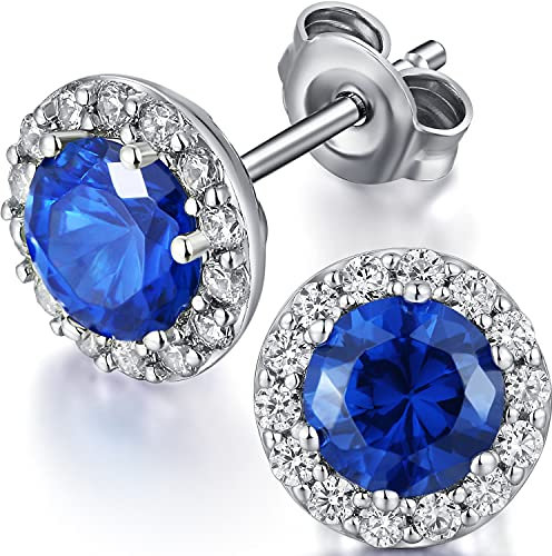 Ohrstecker Silber 925 Damen Ohrringe Diamant Ohrstecker Herren Sterling Silber Ohrringe Weißgold Zirkonia Ohrringes