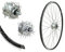 Vorderrad MTB 24 Nabendynamo 6 Loch Disc Hohlkammerfelge 24 Zoll Scheibenbremse DMS19