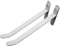 B&Z | Non-Bending Universal Radiator Shelf Brackets - White | for Your Central Heating Radiator Shelves (70cm x 10cm)