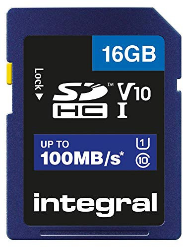 16GB SDHC V10 100MB C10 UHS-I U1, Flash Memory Cards, Micro SD Cards, Qty.1 | INSDH16G-100V10