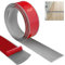 Tira de Umbral de Autoadhesivo, Perfiles de Transición, Madera Gris 4cm X 3.0m Tira de Transición de Suelo Piso de PVC, Tira Divisoria de Puerta de Piso Autoadhesiva, Para Juntas Entre Suelo y Baldosa