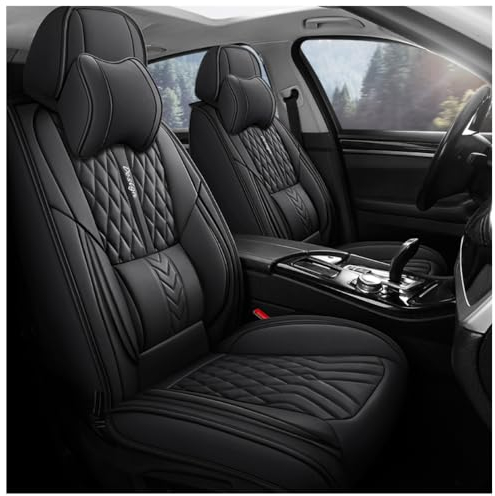 QIOZO ar Sitzbezüge Universal Komplettset für MB Vito Br.638 Vito W639 Vito Br.447 Autoteile/Wasserdicht/Schwarz Deluxe Edition