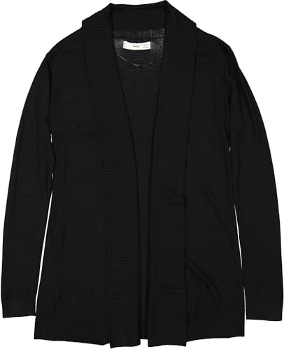 Mango Damen Cardigan Almaeco schwarz (DE/NL/SE/PL, Alphanumerisch, M, Regular, Regular)