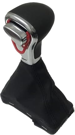 Cakievro Schaltknauf / Kofferraumabdeckung für Audi A6 C6 A3 8P A4 B8 A5 Q5 (schwarzes Set)