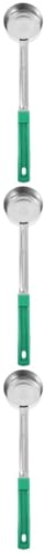 HOMSFOU 3pcs Ergonomic Handle Long Serving Spoon Portion Control Ladle Large Bowl Food