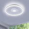 Deckenleuchte LED Dimmbar Deckenlampe Mit Fernbedienung Runde Lampen Deckenlampen Mit Sternen 45W Weiß Wohnzimmerlampe Modern Decken Lampe Deckenleuchten Für Schlafzimmer Esszimmer Küche Büro,50cm