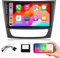 【2+64G】 Hodozzy Carplay Autoradio für Mercedes Benz E-Klasse W211/CLS-Klass 2005-2008 Android Autoradio mit Navi,9 Zoll Touchscreen mit Android Auto/WiFi/GPS/RDS/FM/BT/USB