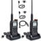 QUANSHENG UV-K5 Walkie Talkie de largo alcance con auricular y cable de programación VHF UHF 200 canales Radio Portátil Recargable Profesional AM/FM/DTMF, VOX, Frecuencia Copia,NOAA Tiempo