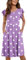 Robe Femme Chic Et Elegant, Robe Longue Femme Grande Taille Blanche Demoiselle d'honneur Vert Sauge Ete Mere De La Mariee Robe Hawaienne Femme De Plage Ete Mi Longue Fluide (1-Violet,XL)