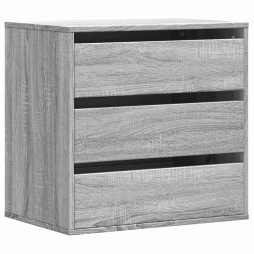 vidaXL Kommode Grau Sonoma 60x41x58 cm Holzwerkstoff