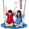 VEVOR Altalena per Alberi 1016 x 50 mm Altalena a Disco, Capacità di Peso di 340 kg Sedile per Altalena in Tessuto Oxford 900D, 2 Cinghie per Appendere gli Alberi, Corde Multi-filo Regolabili, Blu