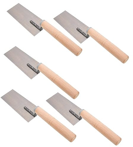 Hemobllo 5stücke Spachtelschaber Aus Bauspachtel Gipskelle Maurerkelle Putzkelle Glättekelle Spachtel Maurerkelle Für Professionelles Verputzen Und Glätten Von Zement
