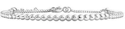 Sofia Milani - Damen Armband 925 Silber - Kugel Anhänger - B0377