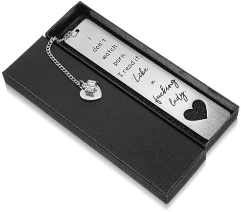 Lustige Metall Lesezeichen für Buchliebhaber Frauen Adventskalender Füllung Weihnachtsgeschenke Kleinigkeiten Lustig Beste Freundin Geschenke Frau Buchzubehör Leseliebhaber Leser Geburtstagsgeschenk