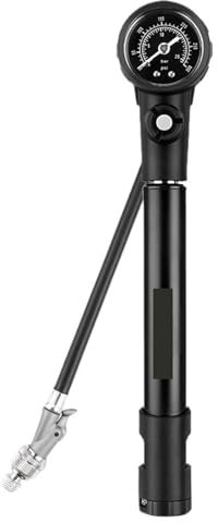 LXLAEOANG Fahrradpumpe 300psi MTB Suspension Luftpumpe Fahrrad Schock Gabel Pumpe Fahrrad Reifen Inflator Mini Gauge Reifen Pumpen(Pump Valve Clip)