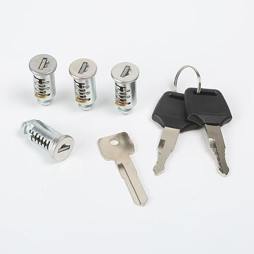 4 Stück Schlosskerne für Thule Dachträger, Ersatzschlüssel für Thule EPOS 2, für Dachboxen Dachgepäckträger Skiträger Querträger Türme Kajakträger mit Schlüsselnösser