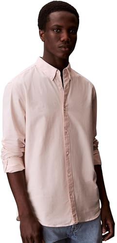 Calvin Klein Herren Ls Solid Oxford Classic Shirt Lv140em125 Andere Hemden (1er Pack)
