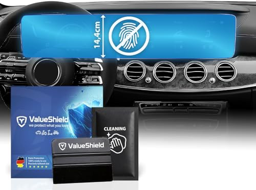 ValueShield Anti-Fingerabdruck Displayschutzfolie Matt passend für Mercedes GLE V167/C167 2018-2025: 12,3 Tacho, Radio, Multimedia, Navi, Bildschirm, Infotainment Touchscreen Entspiegelung