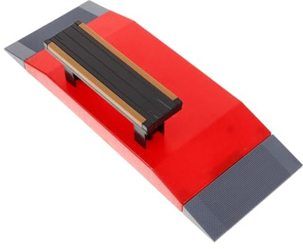 BESPORTBLE Fingerboard Rampen Skateboard Spielzeug Kleiner Finger Skateboard Rampe Kunststoff Skatepark Zubehör Für Kinder Und Erwachsene Trainingspark