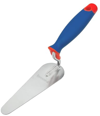 Katzenzungenkelle 140 mm S-Hals Edelstahl rostfrei Zungenkelle Spachtel Putzerkelle Gipserkelle Katzenzunge kelle