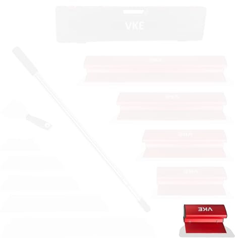 VKE Spatule Enduit Set avec Lames Interchangeables 200mm | Poignée en Alliage d'Aluminium
