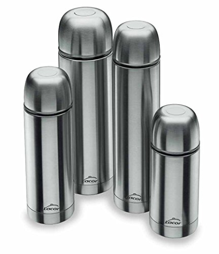 Lacor 62441 Bouteille Isotherme Cylindrique 0,35 L Inox 18 / 10