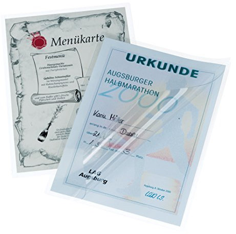 Hama Heiß-Laminierfolie DIN A4, 125µ, 100 Stück, 00050065, Transparent