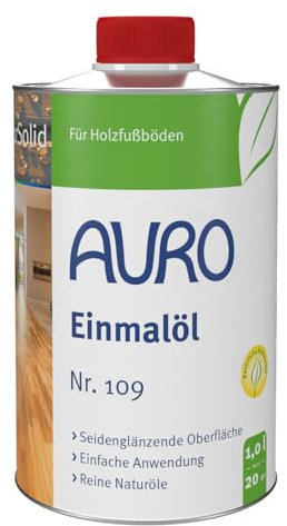 AURO Einmalöl PurSolid Transparent Nr. 109, 1,00 Liter