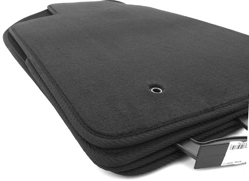 kh Teile 4534 Fußmatten, Automatten (Velour) 4-teilig schwarz