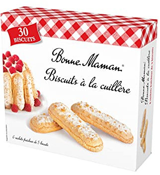 Bonne Maman Biscuits à la Cuillère 6 Sachets Fraîcheur de 5 Biscuits, 250g