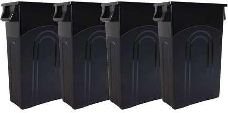 United soluciones ti0032 highboy contenedor de residuos en Negro