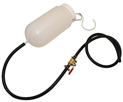 Universal Tank Benzintank inkl. Benzinhahn Benzinschlauch passend für Vergaser Synchronisation Einstellung Werkstatttank Werkstatt Zündapp Kreidler Hercules Mofa Moped Mokick 1000ml 1 Liter
