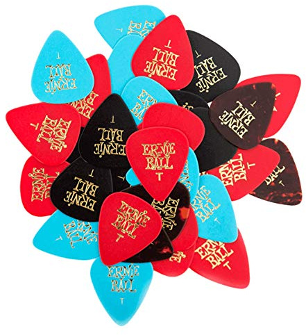 Ernie Ball Daumenplektren Thin sortiert