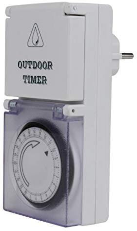 UNITEC 46403 Tageszeitschaltuhr, analog für Auߟenbereich, IP44