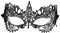 W WIDMANN MILANO Party Fashion - Augenmaske Spitze, Kostümzubehör, Accessoire, Venezianisch, Maskenball