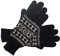Posh Gear Alpaka Handschuhe Guantofigura Fingerhandschuhe Damen Herren aus 100% Alpakawolle, schwarz, Größe S