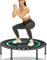 Darchen 200 kg Mini-Trampolin für Erwachsene, kleines Rebounder-Übungstrapolin für Training, Fitness für ruhige und sicher gepolsterte Sprungkraft, 100 cm