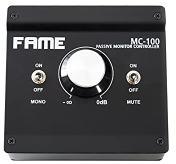 Fame Audio MC-100, Passiver Monitor-Controller, XLR/TRS-Kombibuchse, 3,5mm Anschlüsse