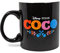Disney Pixar Coco - Taza de café de cerámica con texto en inglés Seize Your Moment, taza grande para el hogar, cocina, artículos esenciales para el hogar, vasos novedosos, coleccionable del Día de