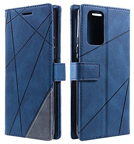 SONWO Coque pour Xiaomi 11 T/Xiaomi 11T Pro, Etui en Cuir PU Portefeuille Housse Fermeture Magnétique und Flip pour Xiaomi 11 T/Xiaomi 11T Pro, avec Fermeture Magnétique, Bleu