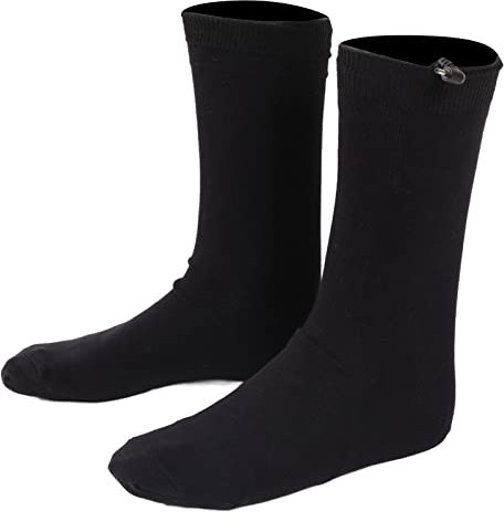 Alomejor Heated Socks for Men and Women, Battery Powered Soft Breathable Elastic Electric Heating Socks for Foot Warm
