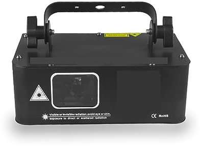Luces de fiesta rave Proyector de escáner de línea de haz RGB de 500mw, DJ, discoteca, efecto de iluminación de escenario, fiesta de baile, boda, vacaciones, Bar, Club, luces DMX Efecto visual brillan