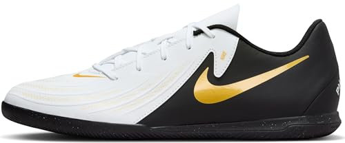 Nike Phantom Gx II Club IC, Botas de fútbol Hombre, Moneda Oro Mtlc Blanco Negro, 45 EU